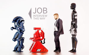 Robot job interview